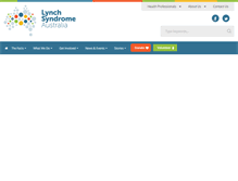 Tablet Screenshot of lynchsyndrome.org.au